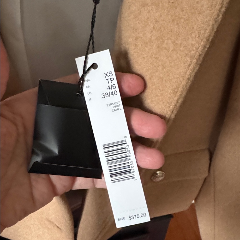 NWT ELIE TAHARI wool jacket, xs - Picture 8 of 9